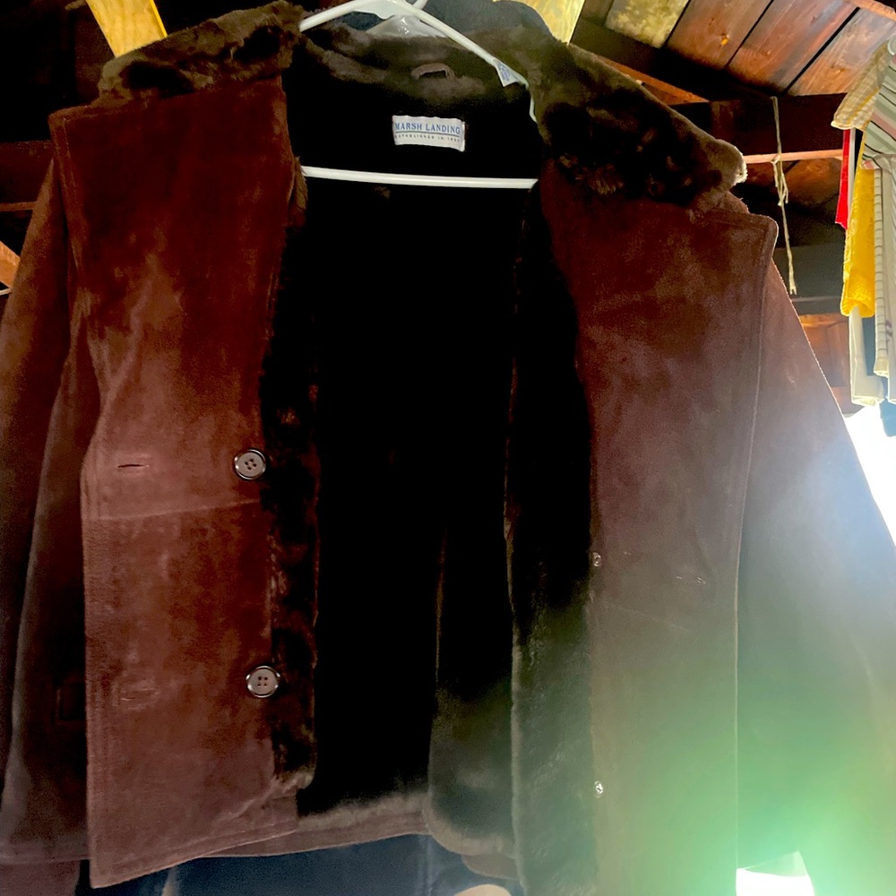 Women’s leather coat